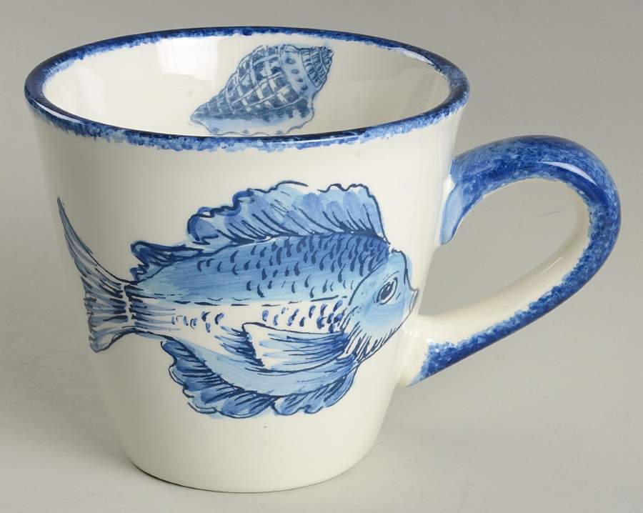 Fish Loops Mug by Maxcera Corp-1