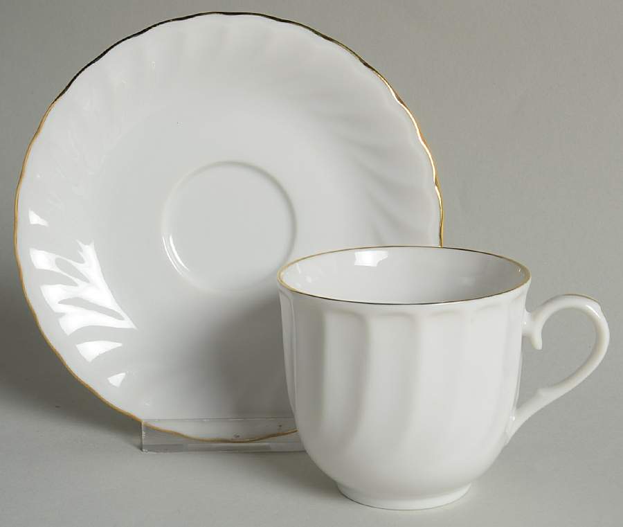 MNO18 Flat Cup & Saucer Set by Monno (Bangladesh)-1