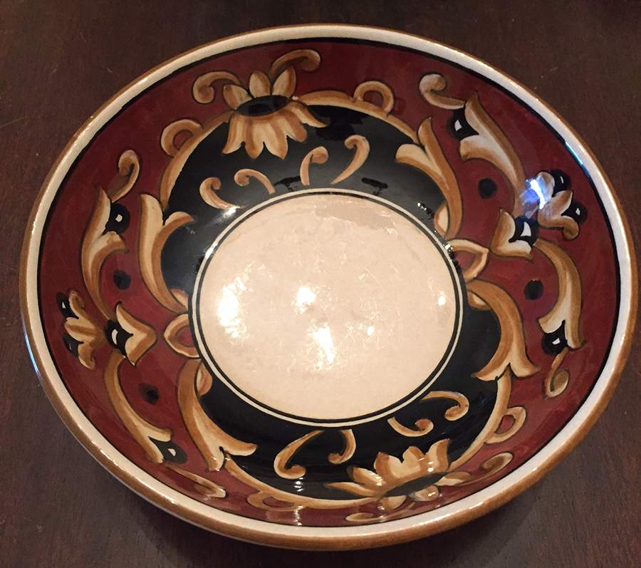 Margherita 2004 8" Round Vegetable Bowl by Michela Cavallini-1