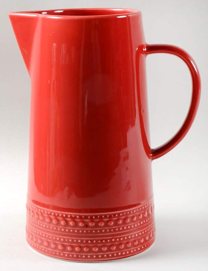 M2A20 Red 32 Oz Pitcher by Matceramica-1