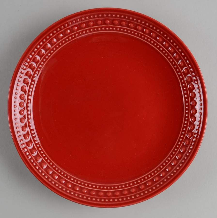 M2A20 Red Salad Plate by Matceramica-1