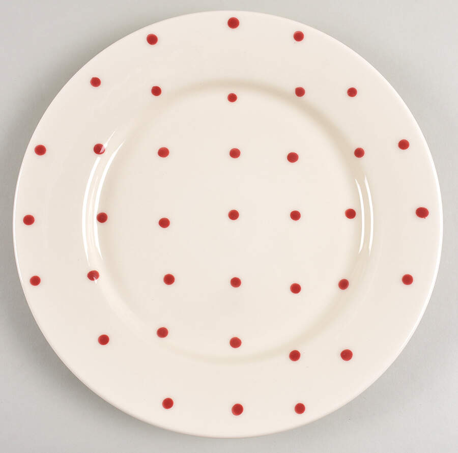 M2A24 Red Dinner Plate by Matceramica-1