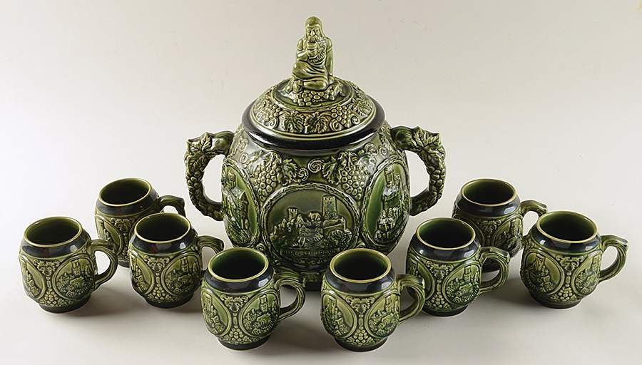MZR2 10 Piece Cider Set (Server & Lid with 8 Mugs) by Marzi & Remy-1