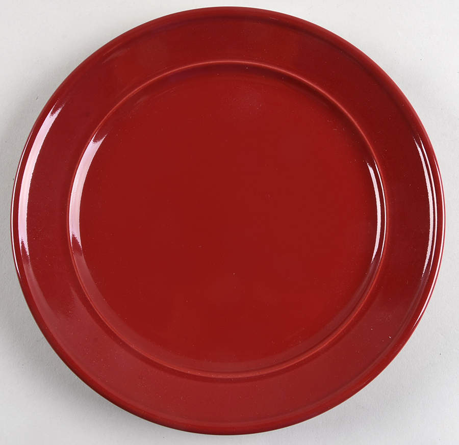 Amelia Red Sedona Salad Plate by Mainstays-1