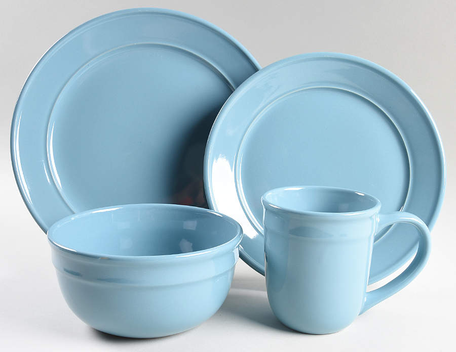 Amelia Topaz Blue 4 Piece Place Setting by Mainstays-1