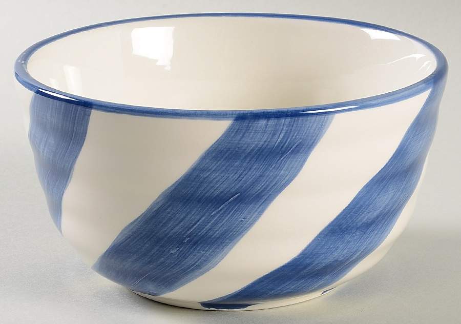 Stripe Soup/Cereal Bowl by Maxcera Corp-1