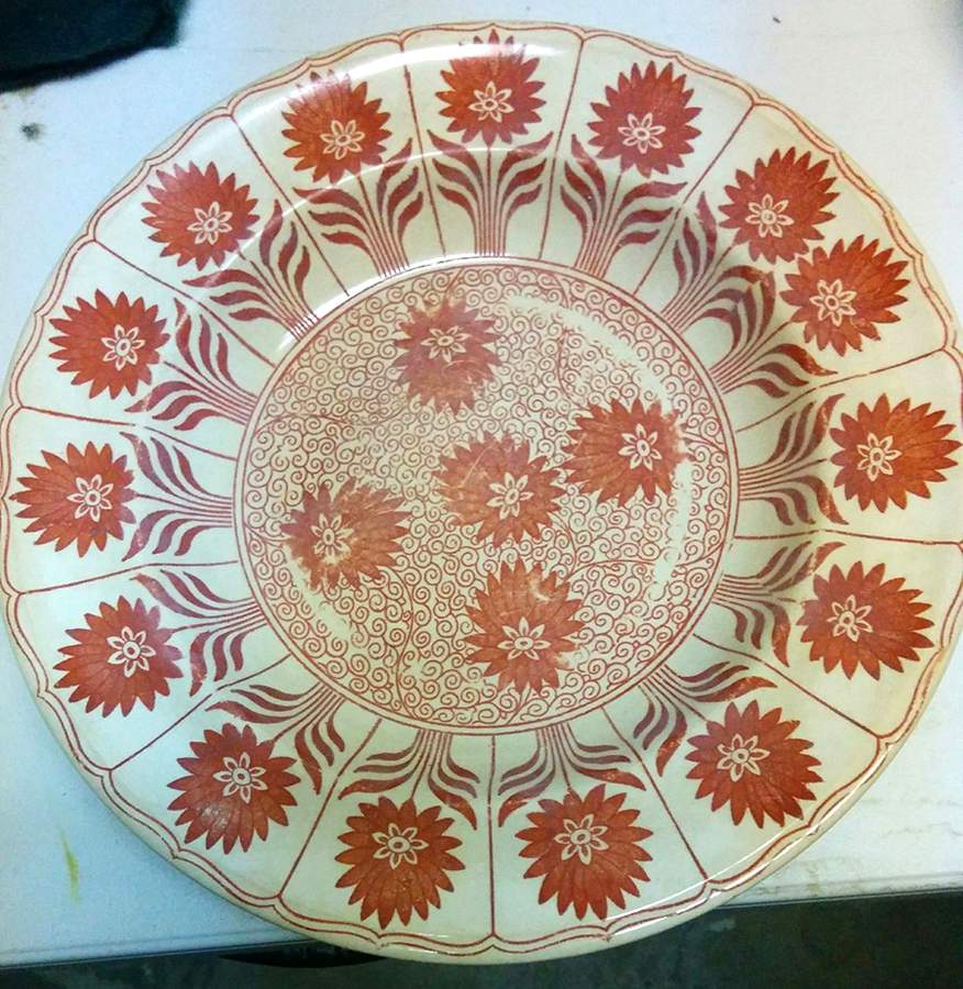 China Astor Red Dinner Plate by Minton-1