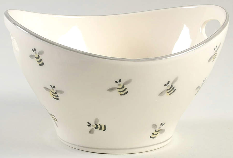 M2A27 6" Oval Handled Bowl by Matceramica-1