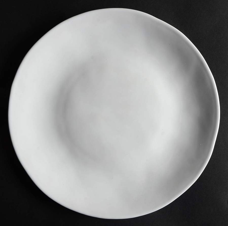 M2A29 White Dinner Plate by Matceramica-1