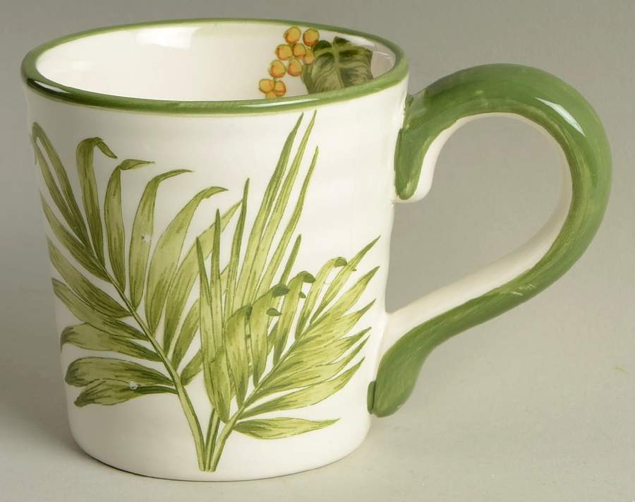 Palm and Fern Mug by Maxcera Corp-1