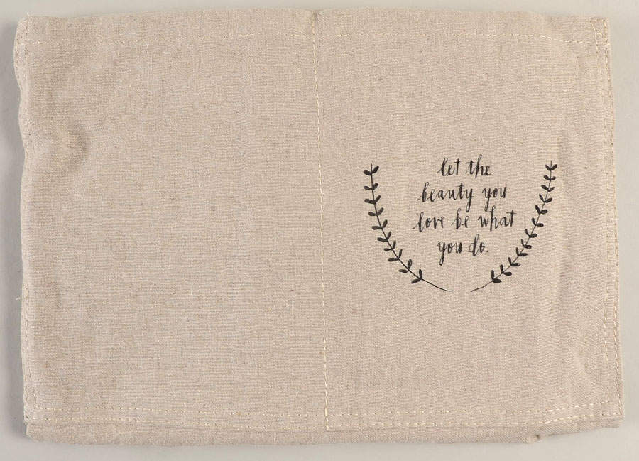 Rae Dunn Kitchenware Cloth Kitchen Apron by Magenta-1