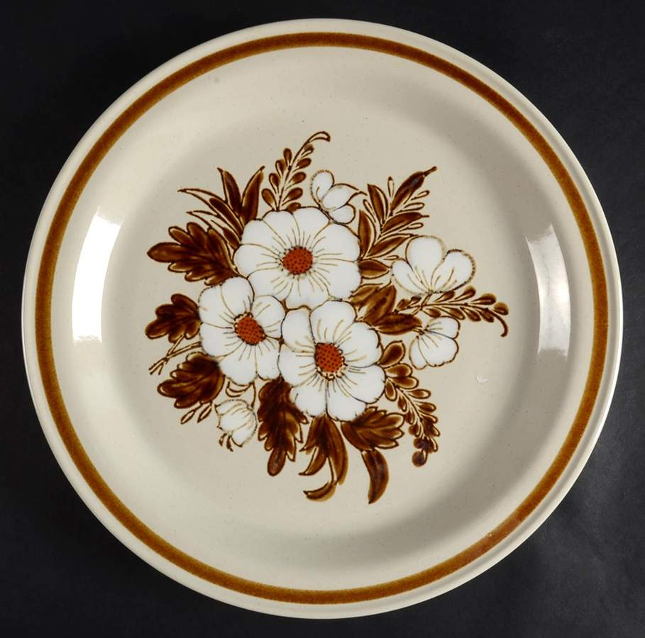 Dried Flowers 12" Chop Plate (Round Platter) by Mountain Wood-1