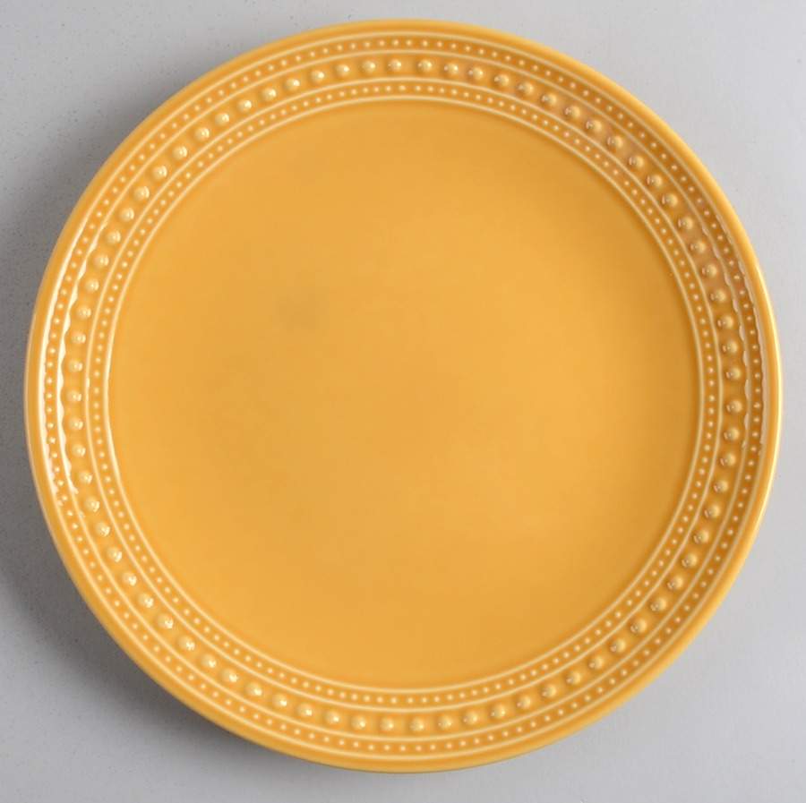 M2A20 Mustard Dinner Plate by Matceramica-1