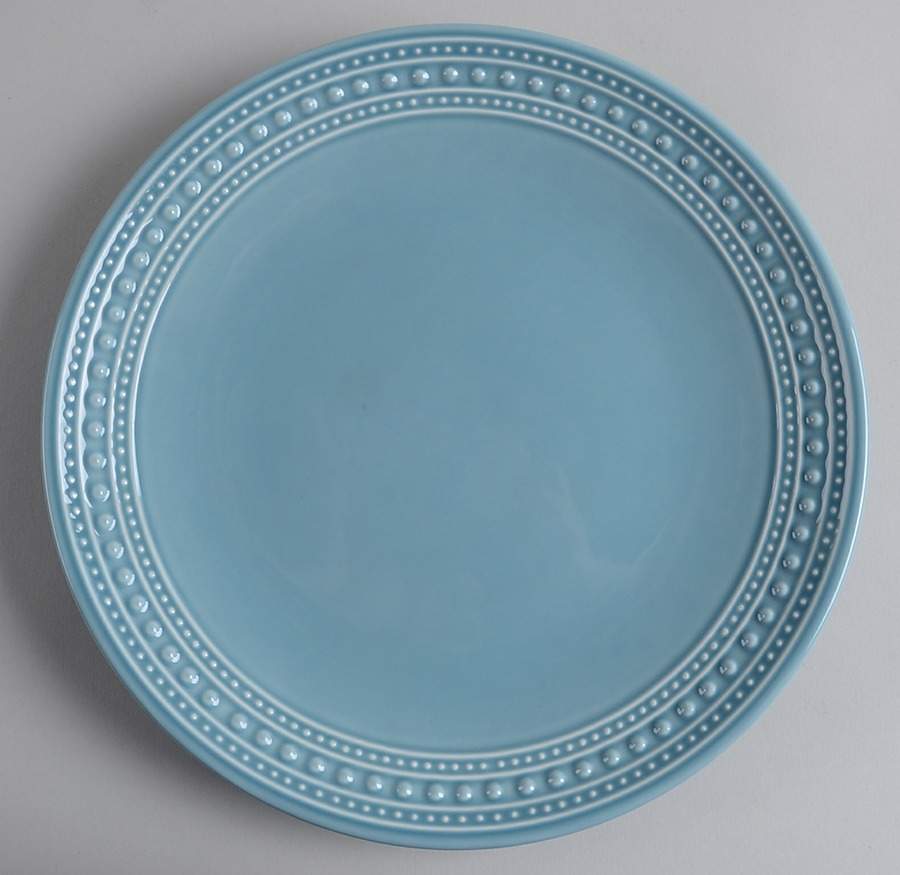 M2A20 Blue Gray Dinner Plate by Matceramica-1