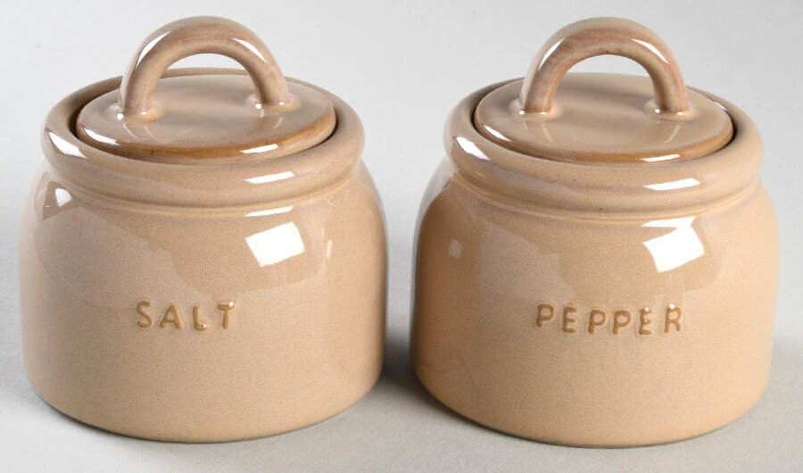 Hearth & Hand Salt & Pepper Cellar Set with Lids by Magnolia-1