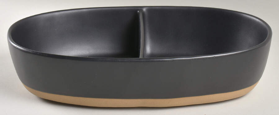 Hearth & Hand Oval Divided Vegetable Bowl by Magnolia-1