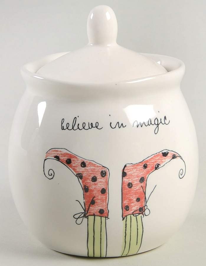 Rae Dunn Holiday Sugar Bowl & Lid by Magenta-1