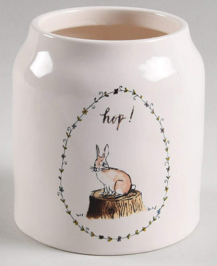 Rae Dunn Holiday Medium Canister No Lid by Magenta-1