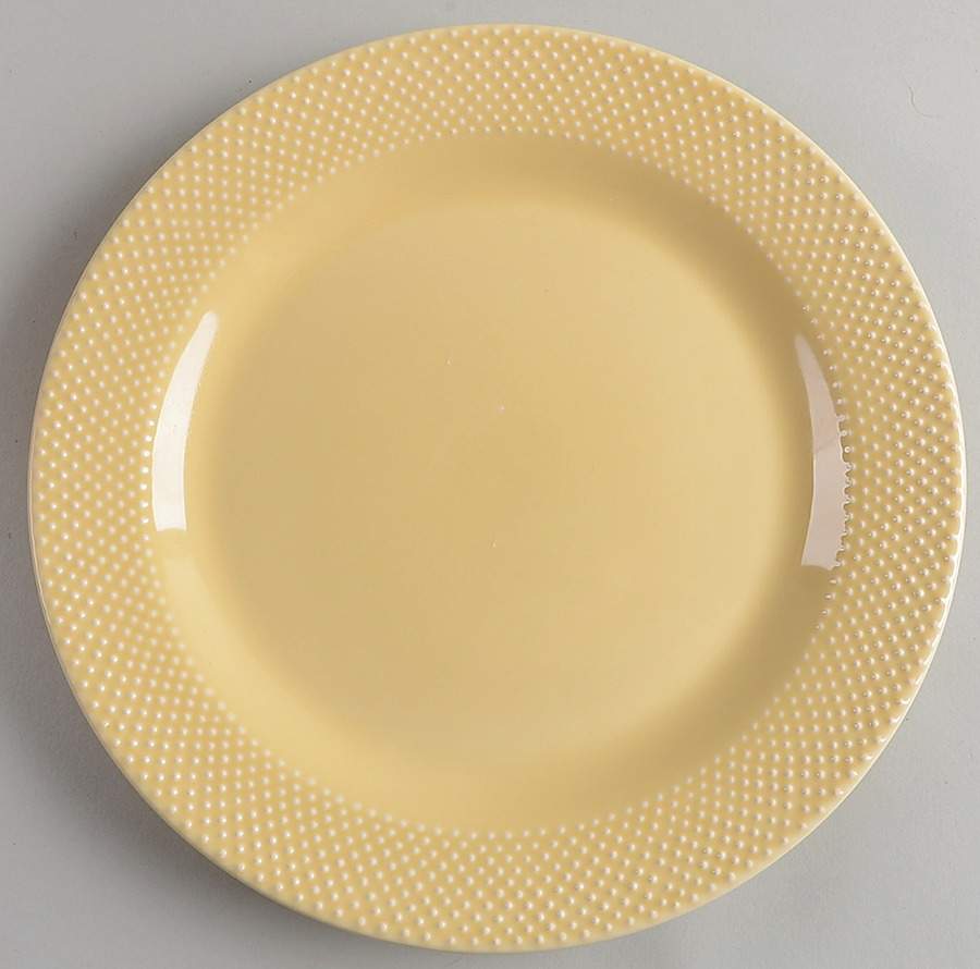 M2A34 Yellow Dinner Plate by Matceramica-1