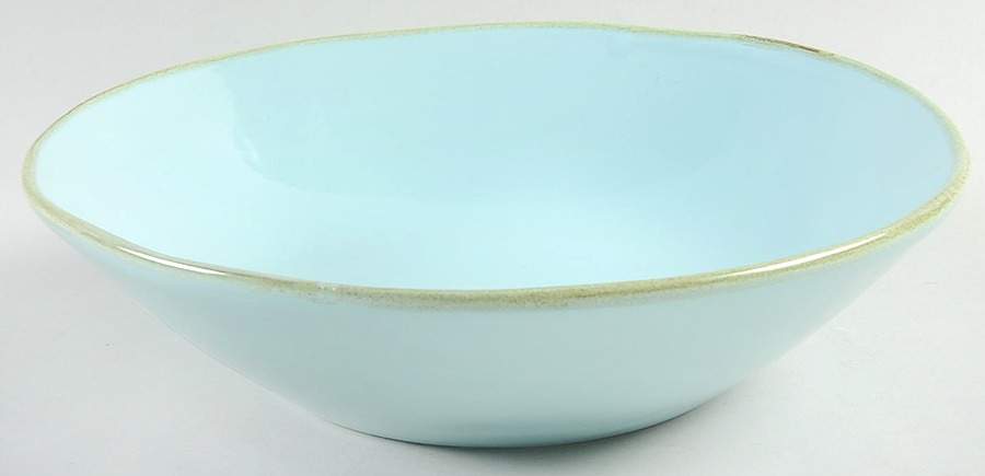 MLJ17 Aqua 9" Soup/Pasta Bowl by Maioliche Jessica-1