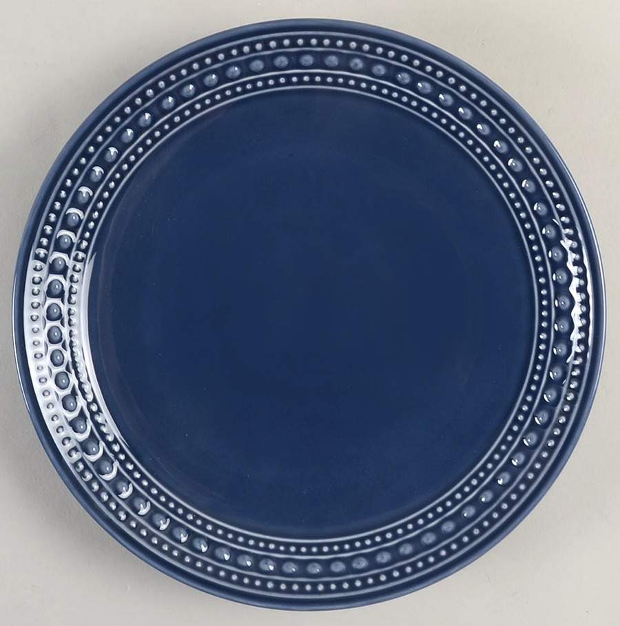 M2A20 Dark Blue Salad Plate by Matceramica-1