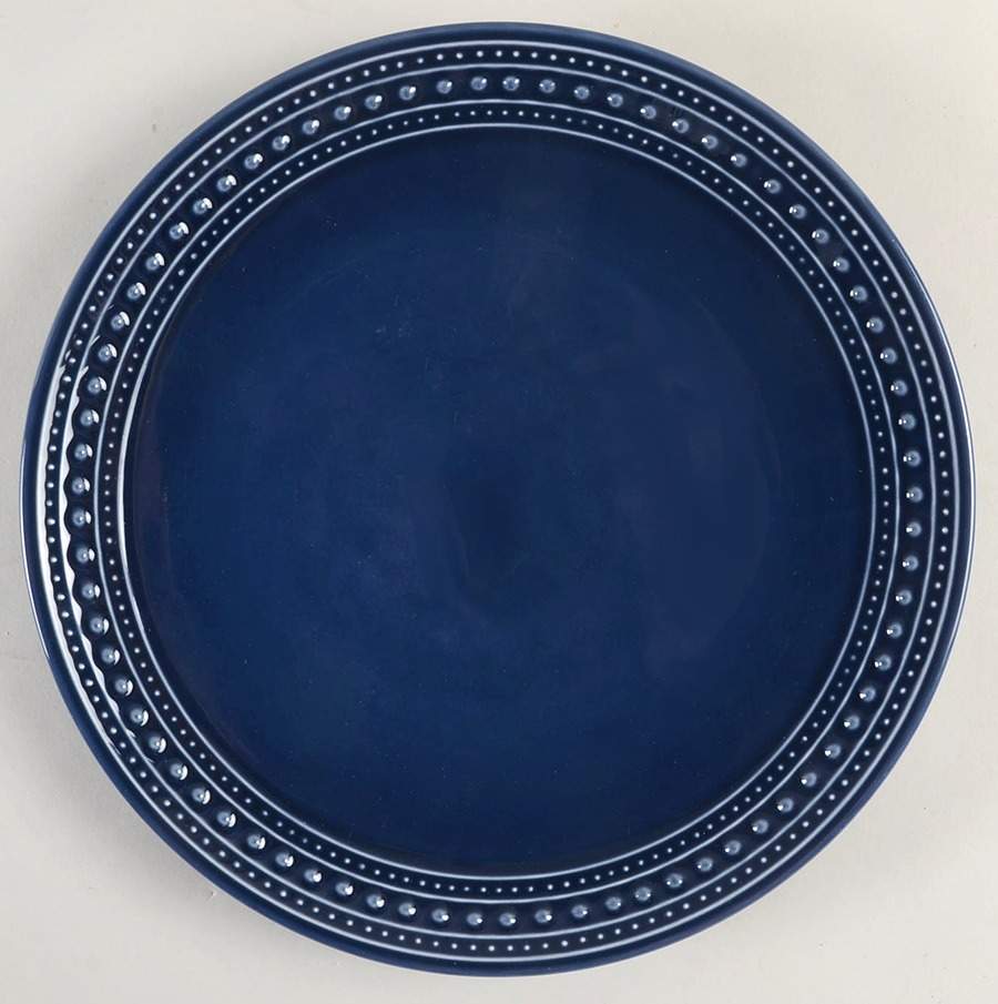M2A20 Dark Blue Dinner Plate by Matceramica-1