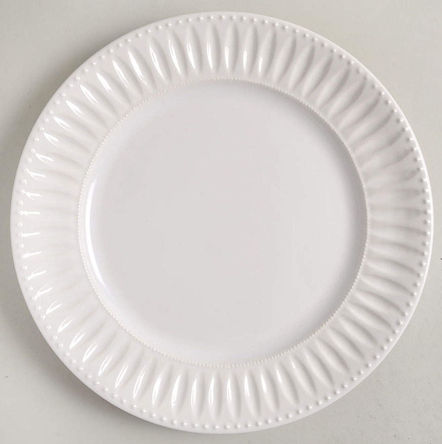M2A48 White Dinner Plate by Matceramica-1