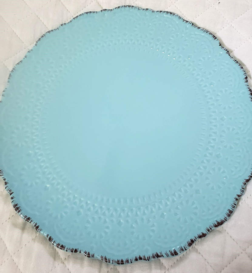 Avignon Turquoise Dinner Plate by Mikasa-1