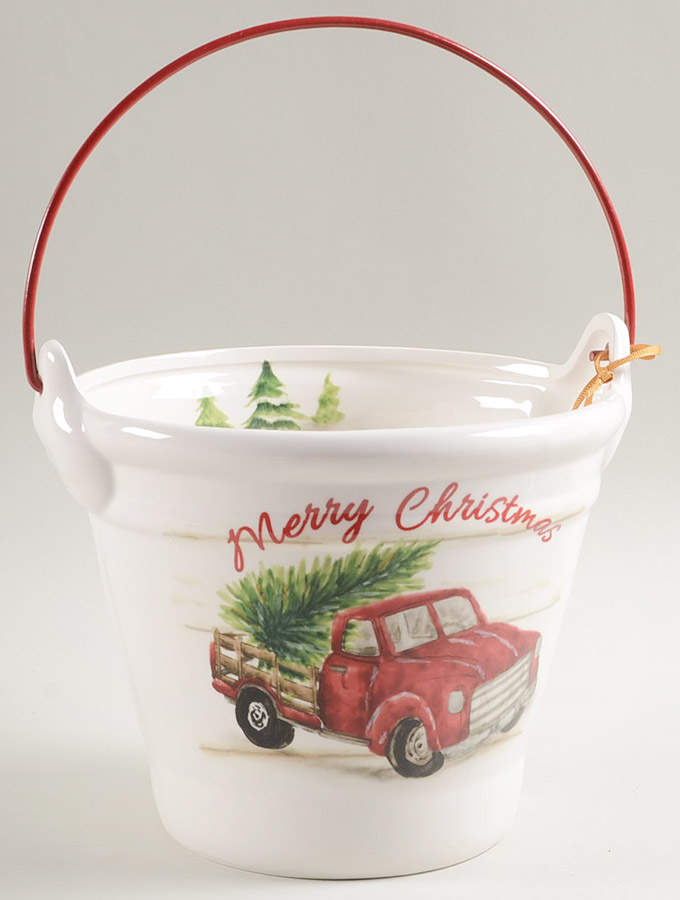 Merry Christmas Bucket-W/Handle by Maxcera Corp-1