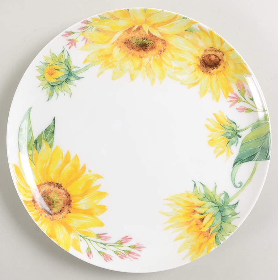 Sunflower Salad Plate by Mikasa-1