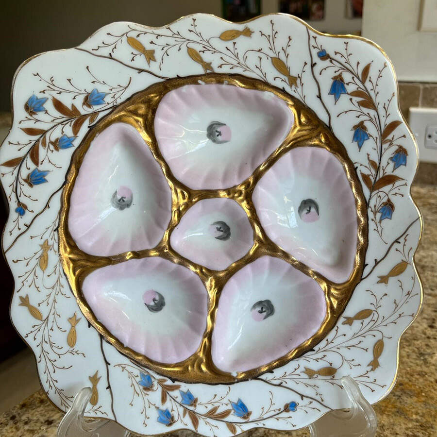 1823 Oyster Plate by Marx & Gutherz-1