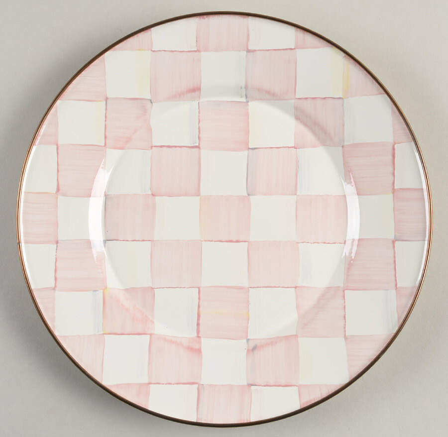 Rosy Check (Enamelware) Dinner Plate by MacKenzie-Childs-1