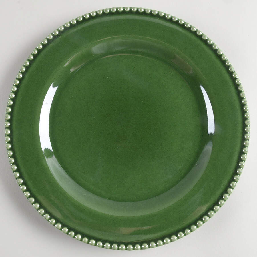 Perola Green Dinner Plate by Matceramica-1