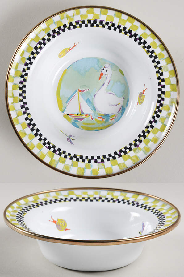 Simon (Enamelware) Child's Bowl by MacKenzie-Childs-1