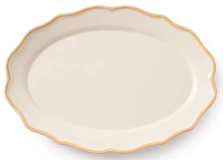 Colette 15" Oval Serving Platter by Maison Madison-1