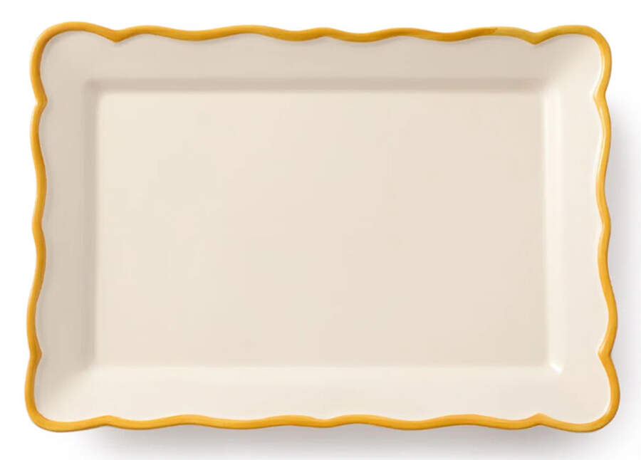 Giovanna 15" Rectangular Serving Platter by Maison Madison-1