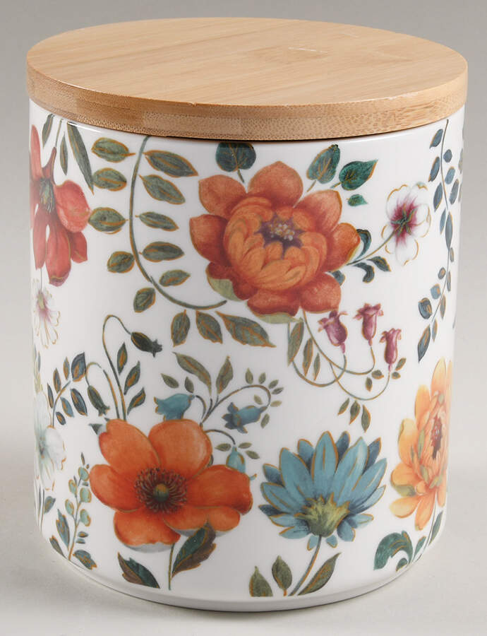 Fall Bloom 5" Canister & Lid by Monterey Bay-1