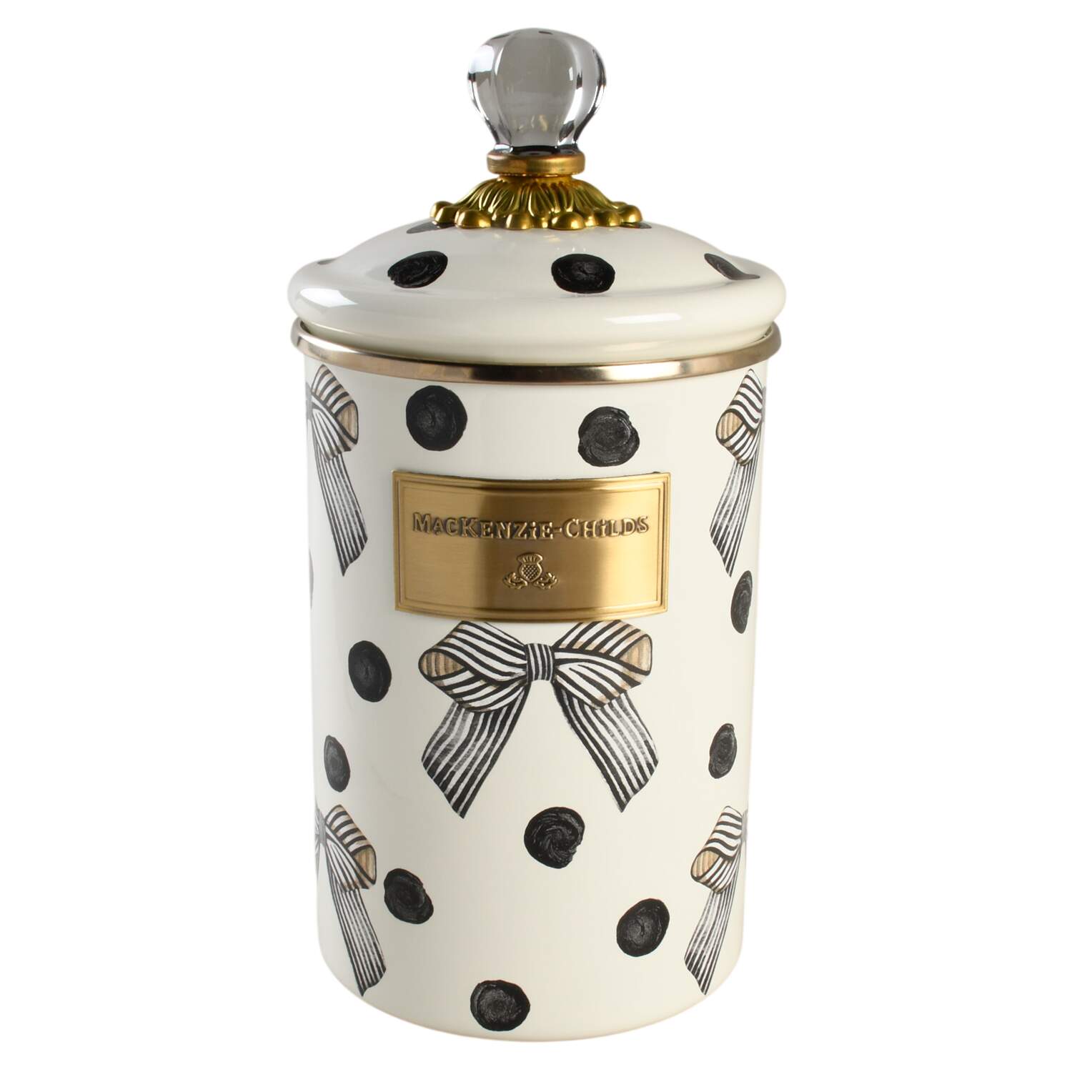 Canister Collective Large Canister & Lid by MacKenzie-Childs-1