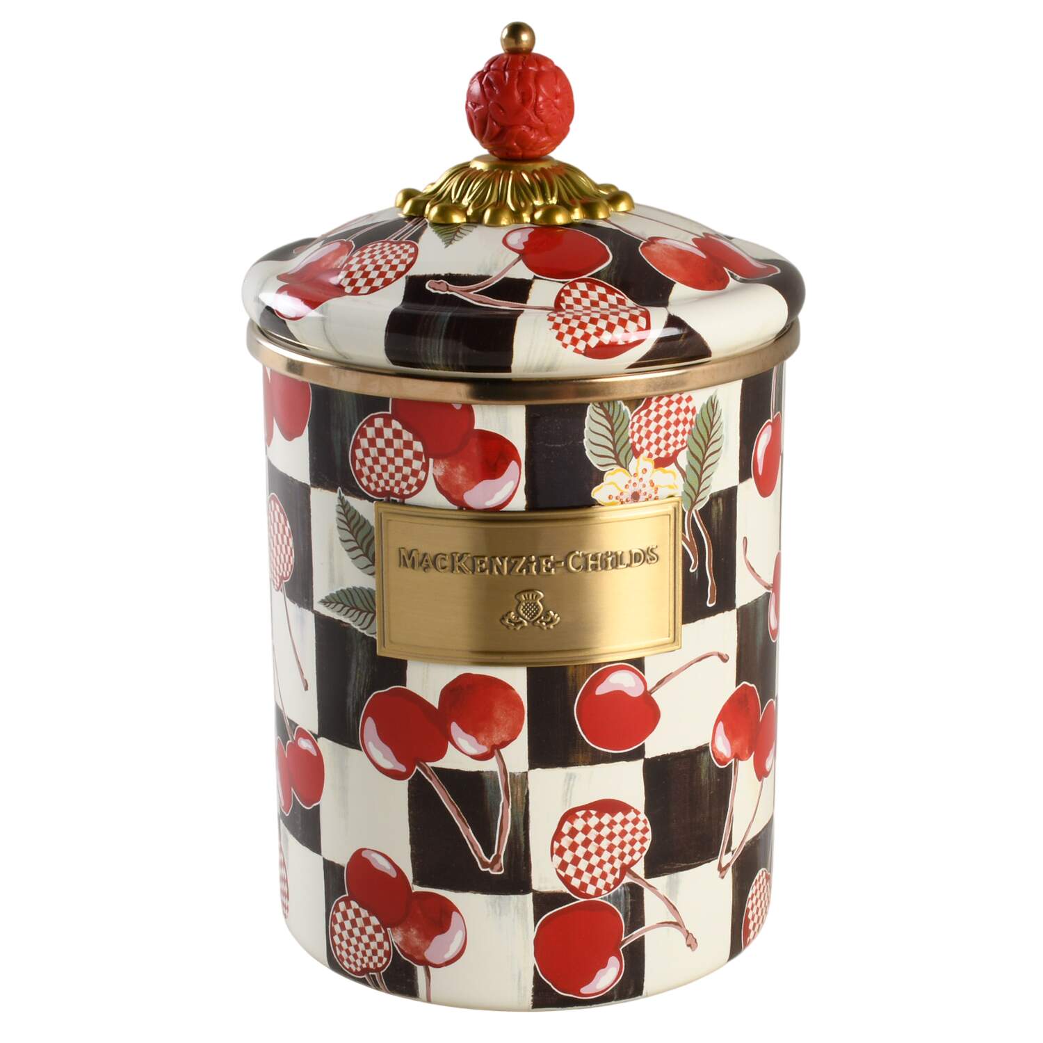 Canister Collective Medium Canister & Lid by MacKenzie-Childs-1