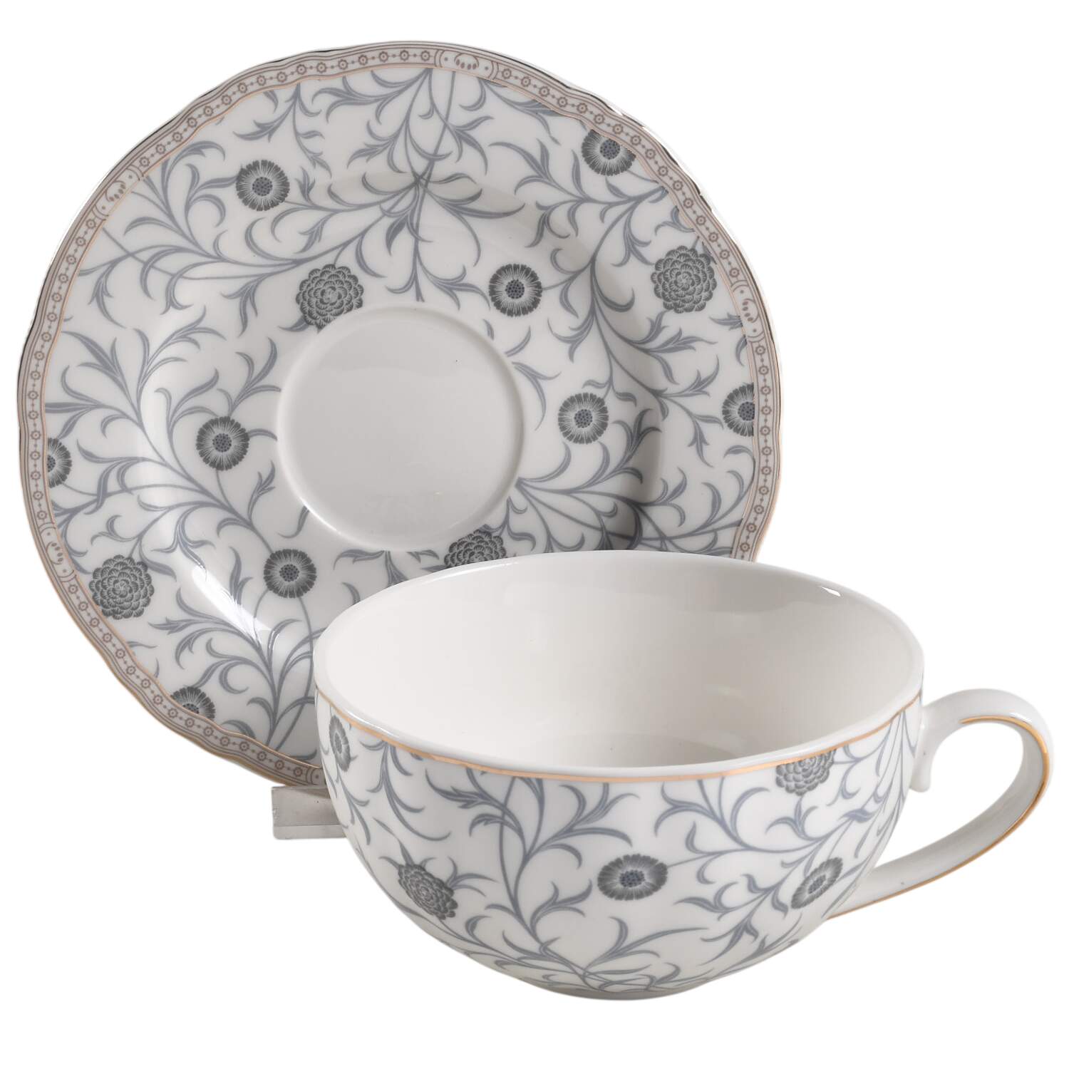 MO51 Flat Cup & Saucer Set by Morris & Co-1
