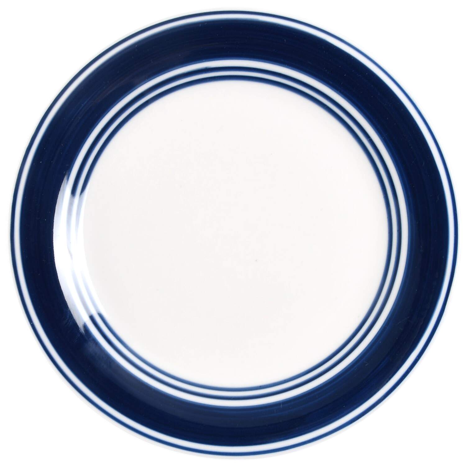 Casual Banded-Denim Blue Salad Plate by Mainstays-1