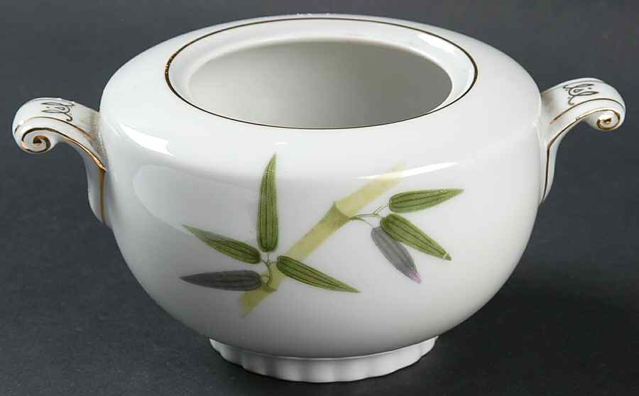 Spring Bamboo Sugar Bowl No Lid by Narumi-1