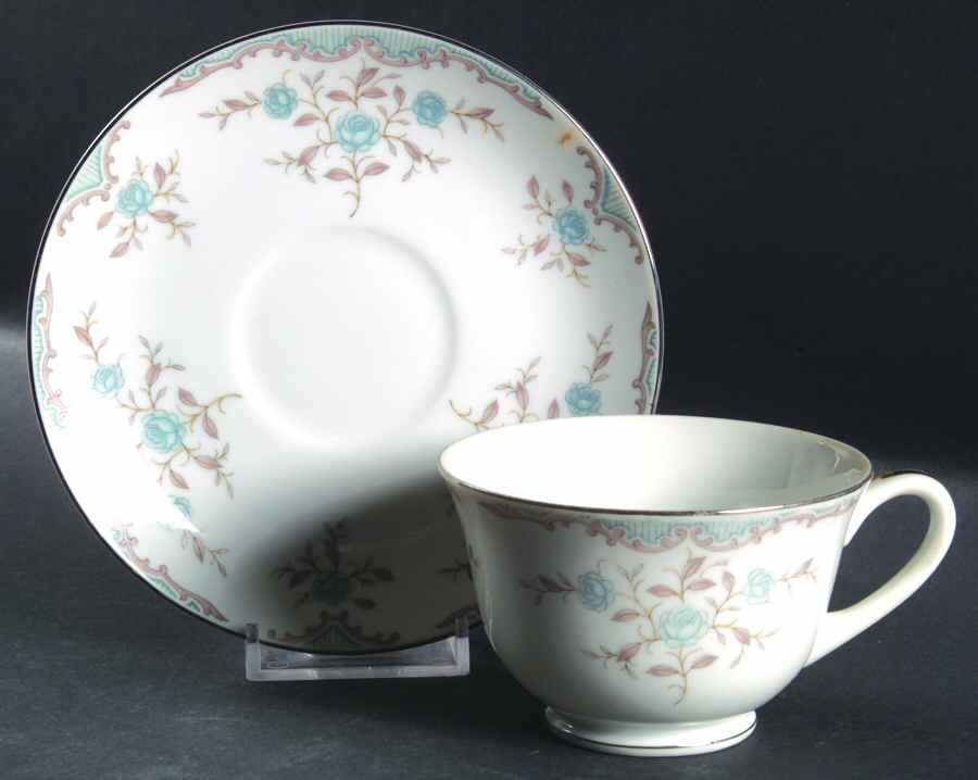 Phoebe Footed Cup & Saucer Set by Narumi-1