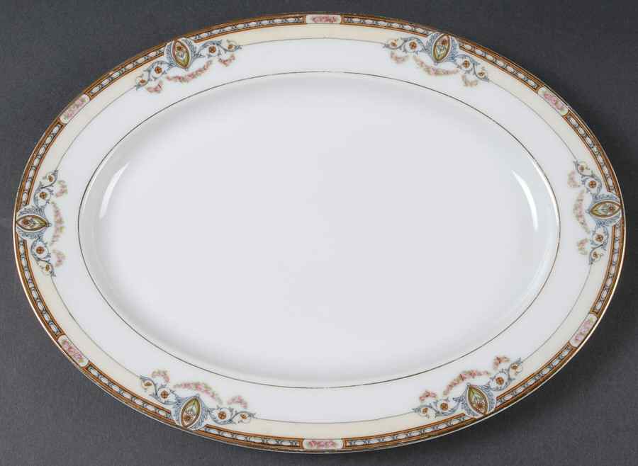 Atlanta 11" Oval Serving Platter by Noritake-1