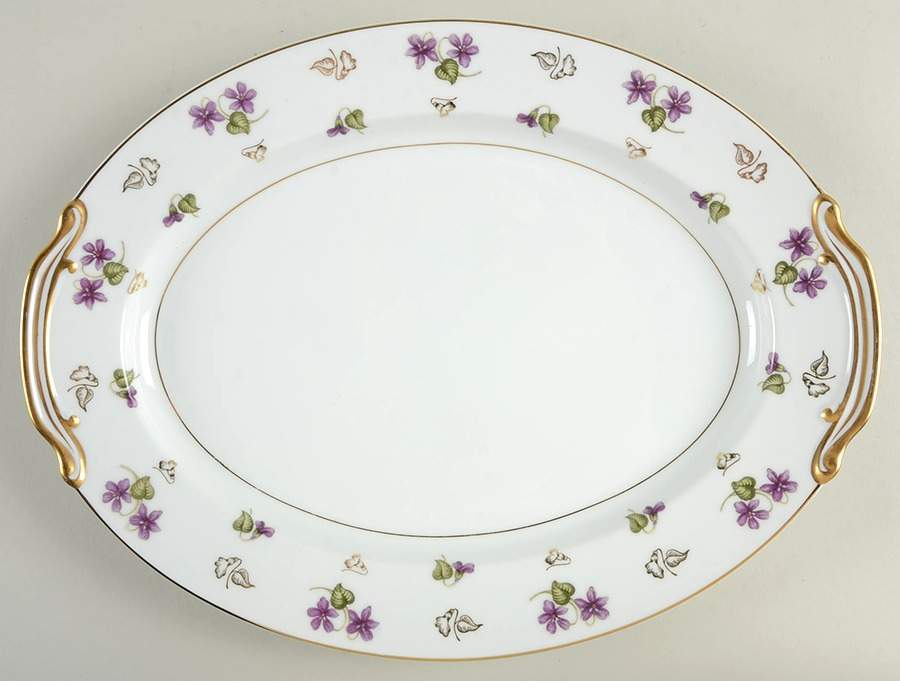 Avalon 13" Oval Serving Platter by Noritake-1