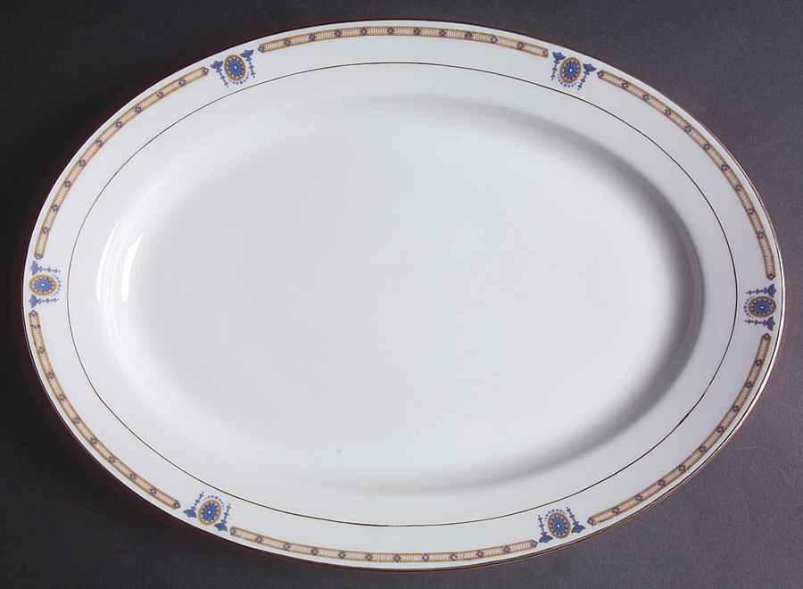 Beverly  13" Oval Serving Platter by Noritake-1