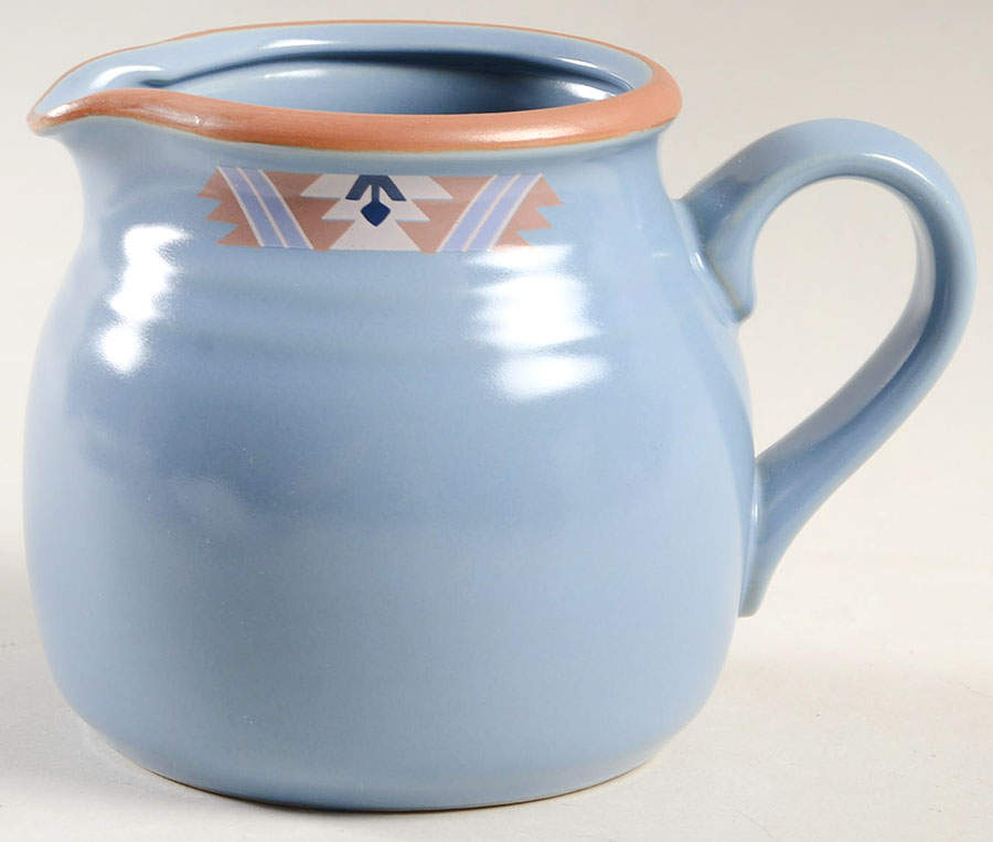 Blue Adobe Creamer by Noritake-1