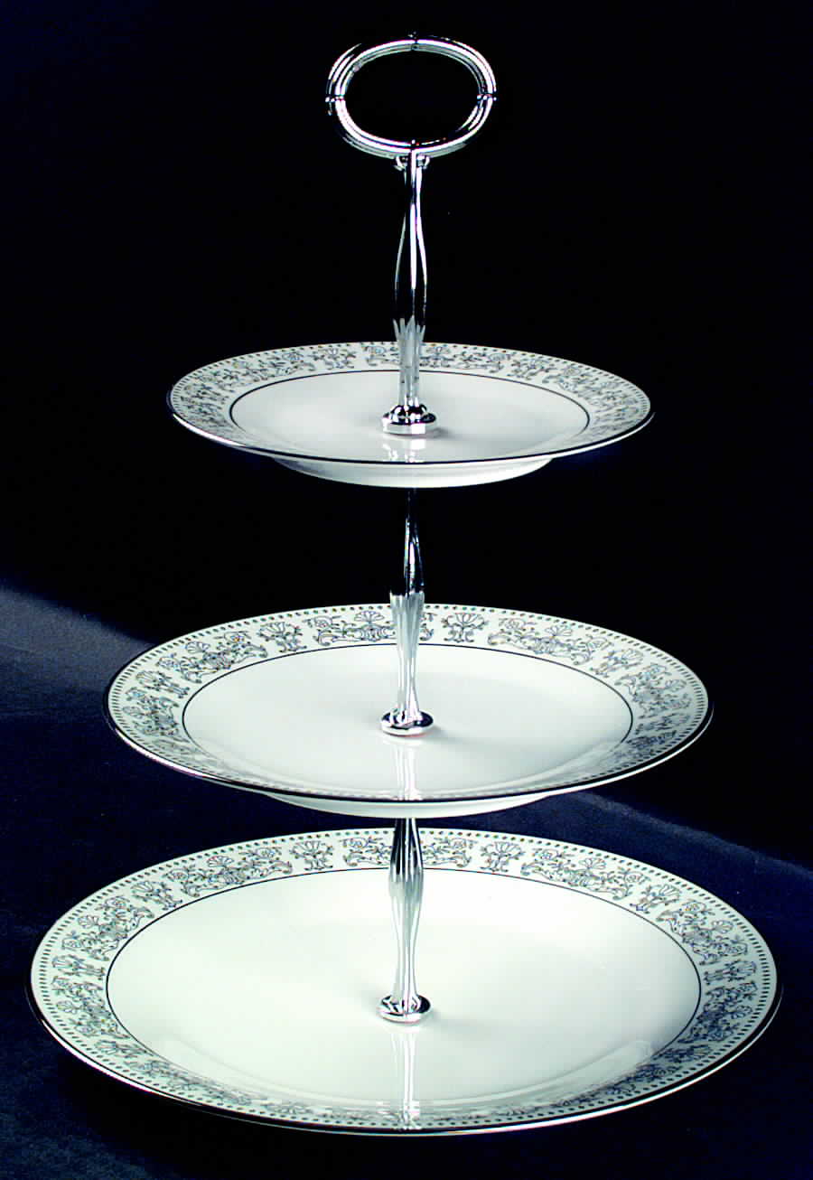 Eminence 13 7/8"-14 1/4" 3-Tiered Serving Tray(DP,SP,BB) HC by Noritake-1