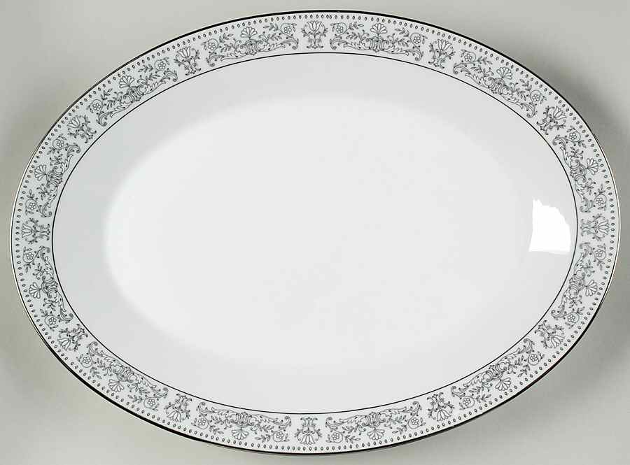 Eminence 16" Oval Serving Platter by Noritake-1