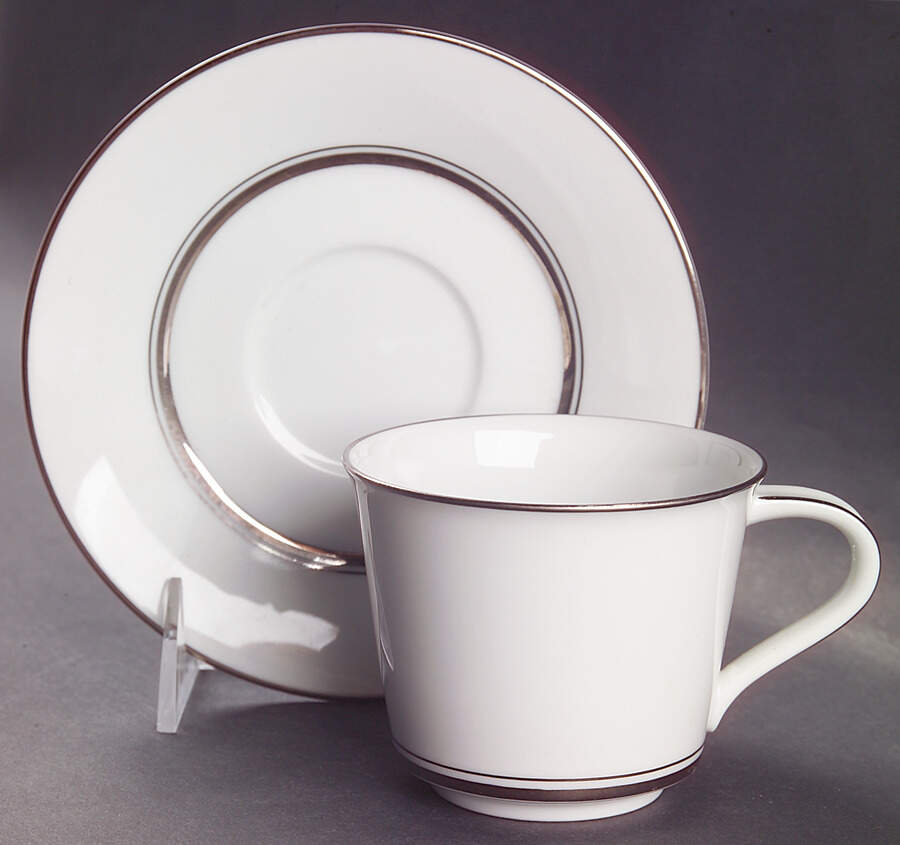 Galaxy Flat Cup & Saucer Set by Noritake-1